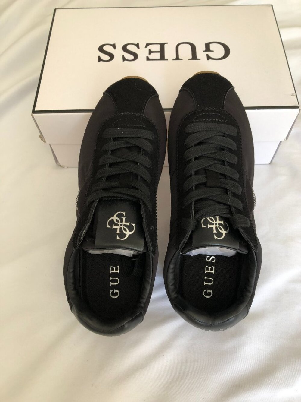 NWT GUESS Womens GW TIAH Black Sneaker Size 5 M